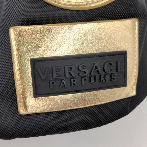 Versace Parfums Bags Versace Parfums Perfume Black Gold Backpack
